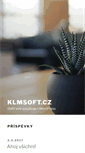 Mobile Screenshot of klmsoft.cz